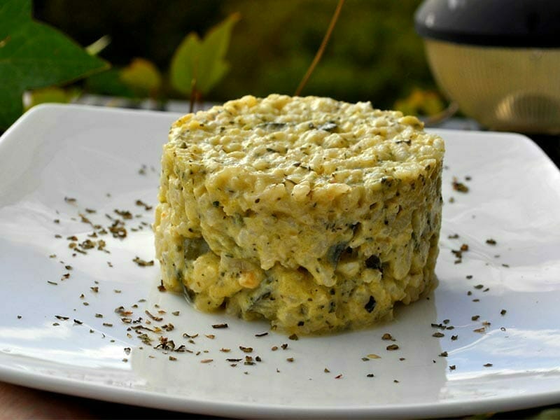 Risotto Champignons Et Courgettes Au Thermomix Cookomix