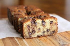 Cake banane et pépites de chocolat au Thermomix