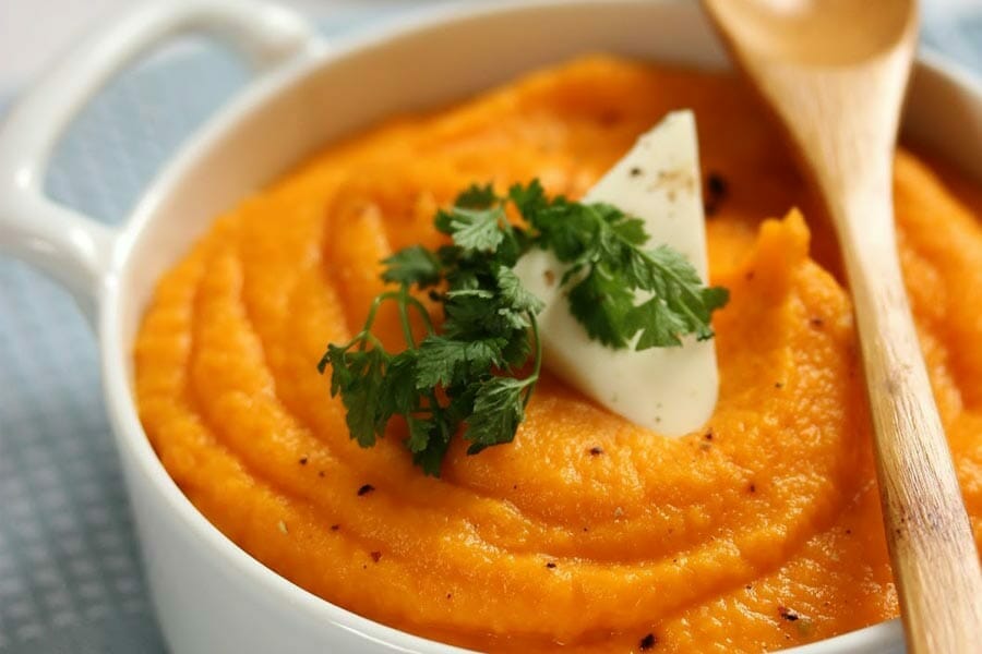 puree de patates douces au thermomix cookomix