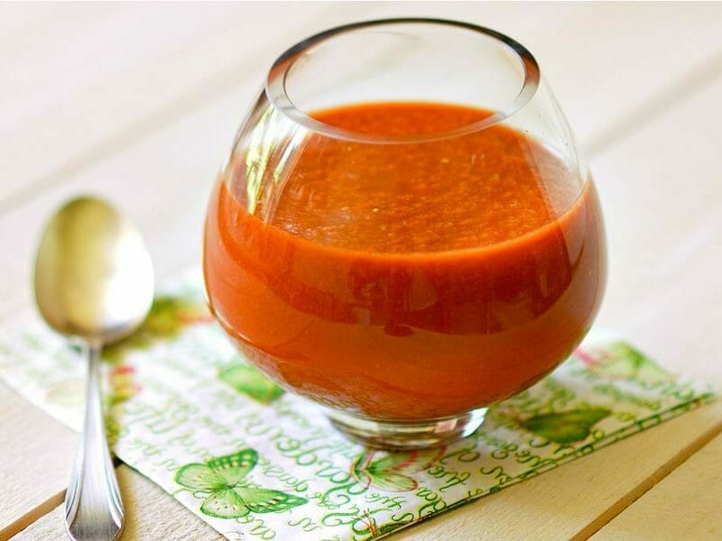 Gaspacho Andalou au Thermomix