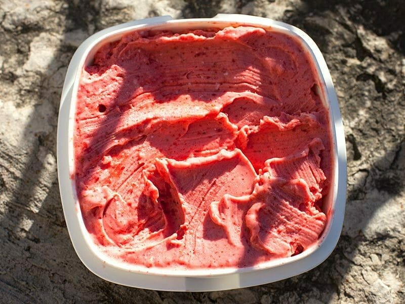 Glace à la fraise au Thermomix