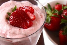 Mousse de fraises au Thermomix