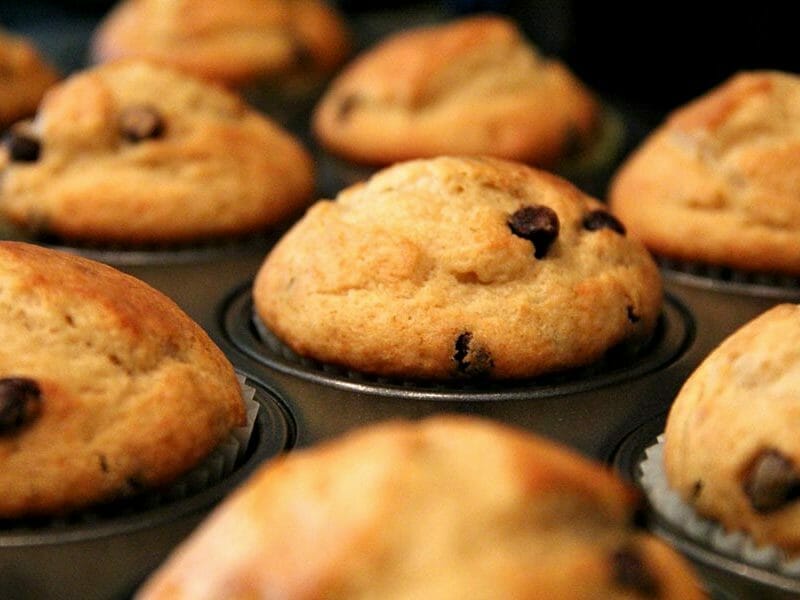 Muffins aux pépites de chocolat au Thermomix