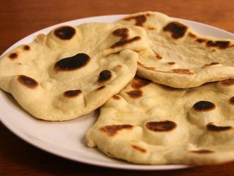 Naans au fromage au Thermomix