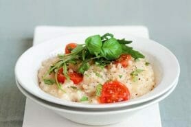Risotto tomates cerises basilic au Thermomix