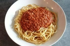 Spaghettis bolognaise au Thermomix
