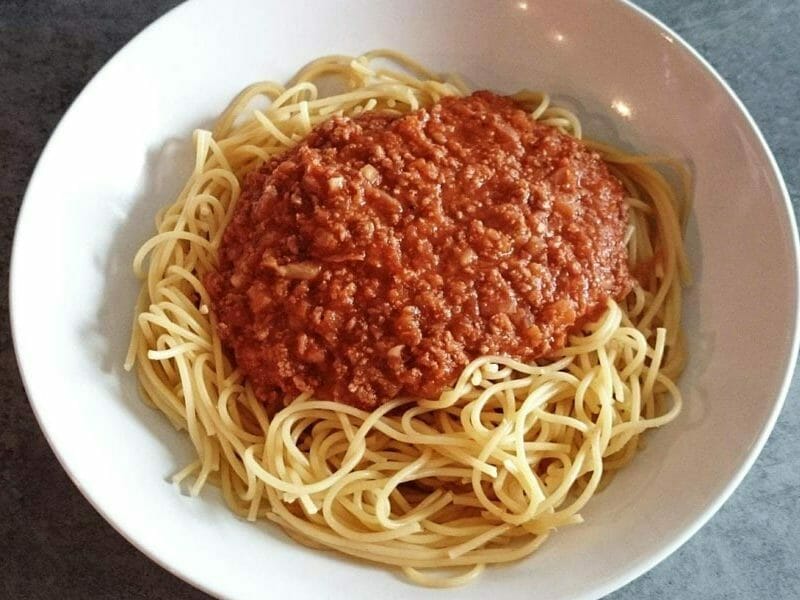 Spaghettis bolognaise au Thermomix
