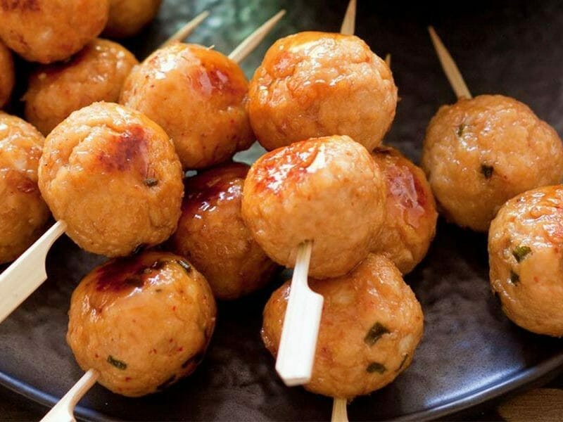 Boulettes de poulet au chorizo au Thermomix