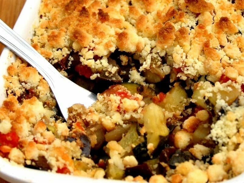 Crumble aux légumes provençaux au Thermomix