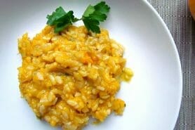 Risotto butternut et chèvre frais au Thermomix