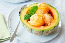 Soupière de melon glacé au Thermomix