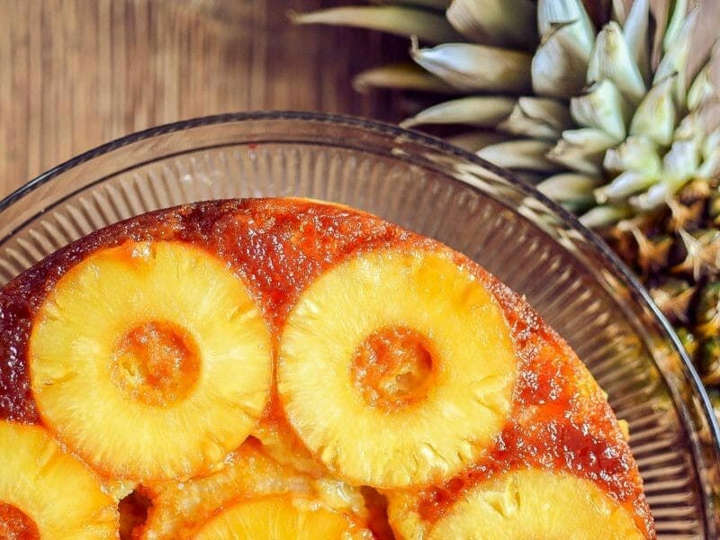 Gâteau renversé à l’ananas au Thermomix