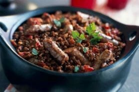 Lentilles et ses saucisses au Thermomix