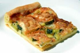 Tarte courgette, jambon & chèvre au Thermomix