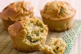 Muffins courgettes et saumon au Thermomix
