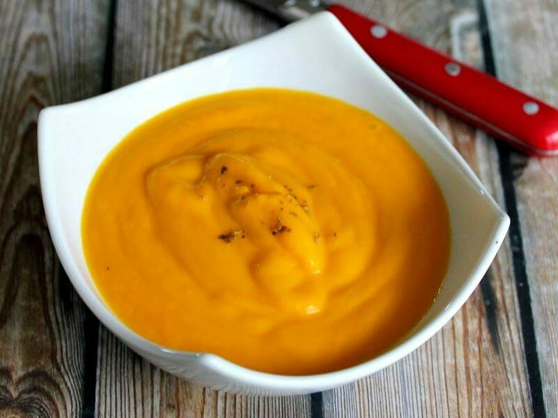 Velouté 3C : courges, carottes, coco au Thermomix