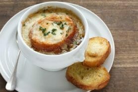 Gratinée à l’oignon au Thermomix