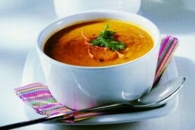 Velouté de carottes au curry au Thermomix