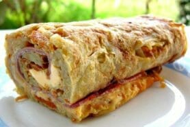 Roulé de pommes de terre, jambon et reblochon au Thermomix