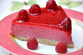 Bavarois aux framboises au Thermomix