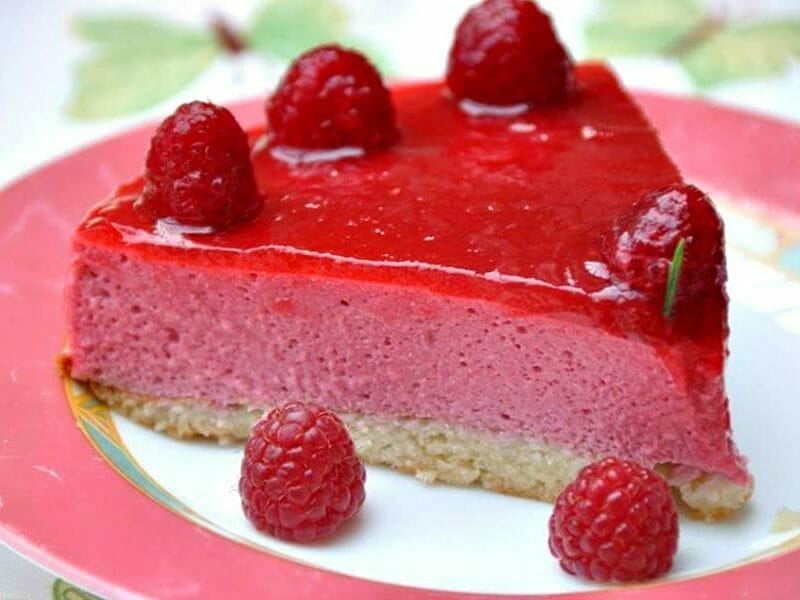 Bavarois aux framboises au Thermomix