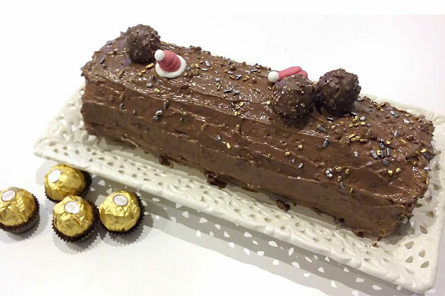 Bûche Ferrero Rocher au Thermomix - Cookomix