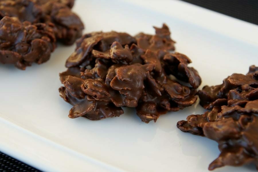 Roses des sables en chocolat - Recette facile