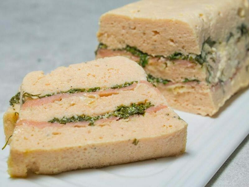 Terrine de saumon frais et fumé au Thermomix