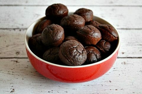 Mini muffins au chocolat