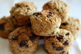 Muffins au son d’avoine et aux pépites de chocolat au Thermomix