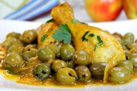 Tajine de poulet aux olives au Thermomix