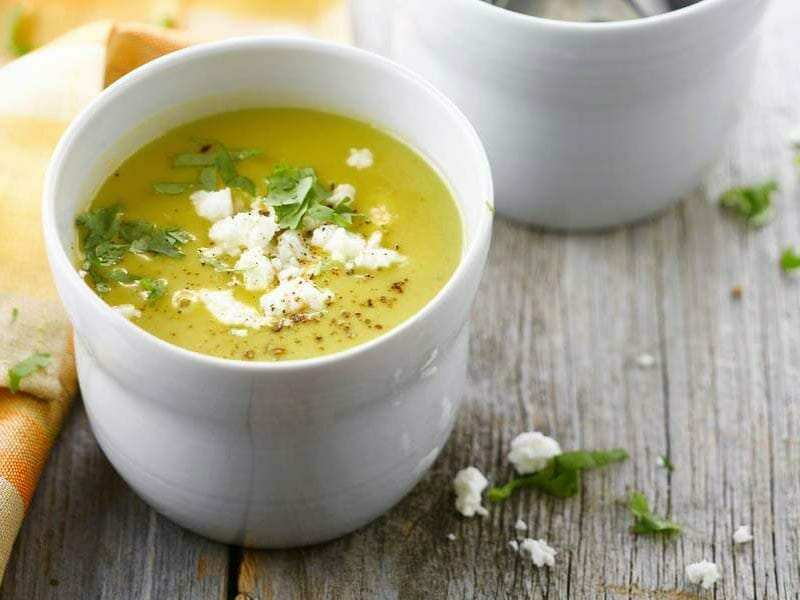 Velouté de brocoli et feta au Thermomix