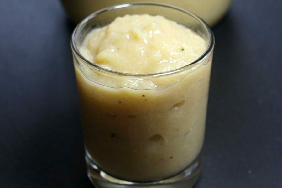 Compote De Pommes Bananes Et Miel Au Thermomix Cookomix Compote De Pommes Bananes Et Miel Au Thermomix Cookomix