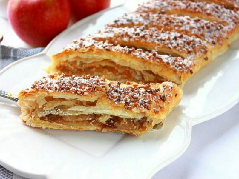 Apfelstrudel – Strudel aux pommes au Thermomix