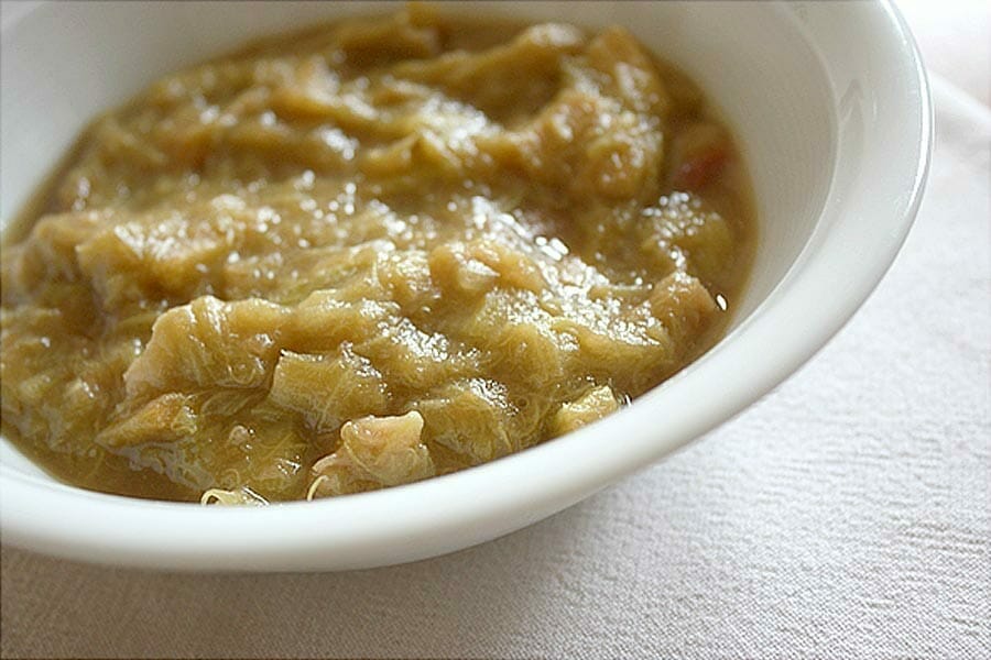 Compote de rhubarbe au Thermomix Cookomix