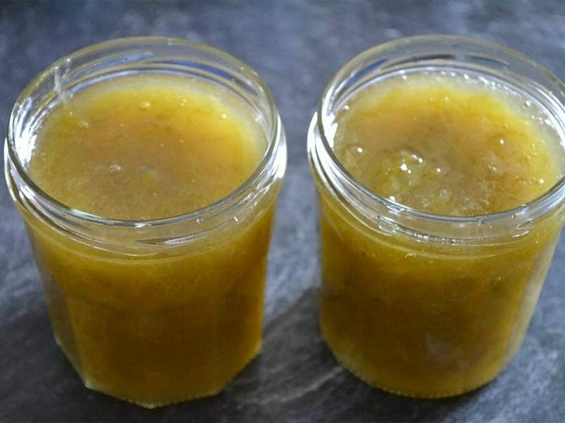 Confiture de rhubarbe au Thermomix