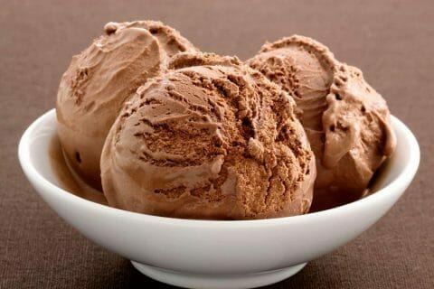 Glace au chocolat