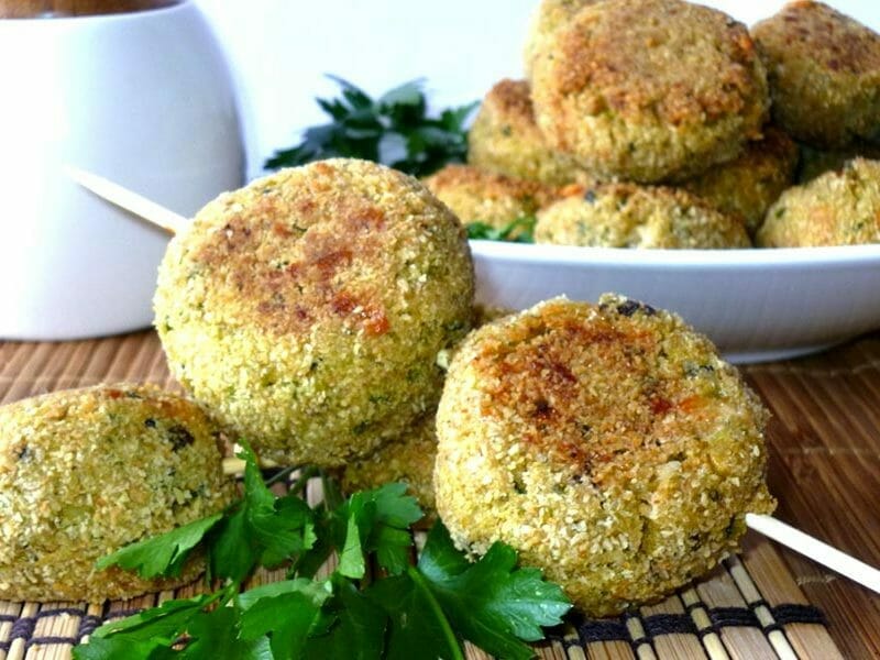 Boulettes pois chiches et courgettes au Thermomix