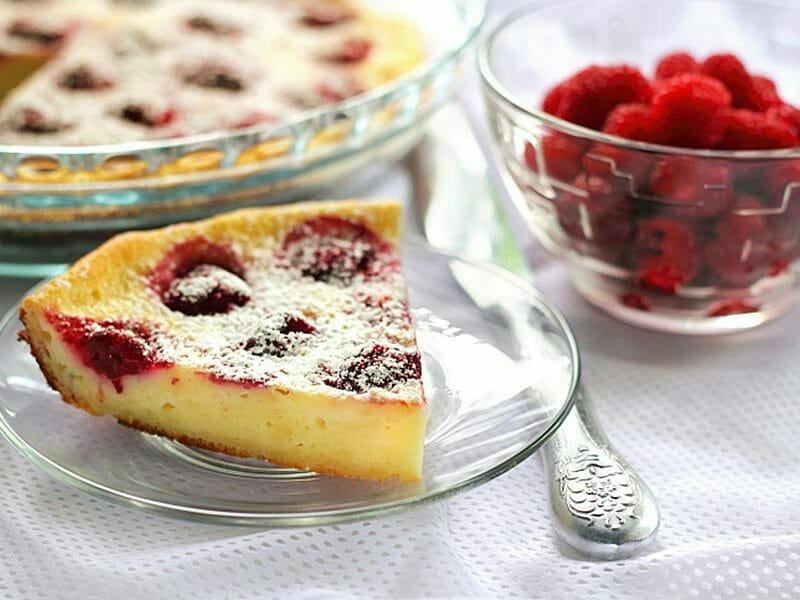 Clafoutis aux framboises au Thermomix