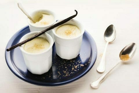 Crème à la vanille au lait de soja