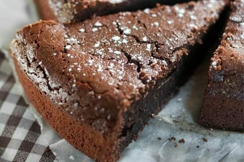 Fondant à la crème de marron et au chocolat