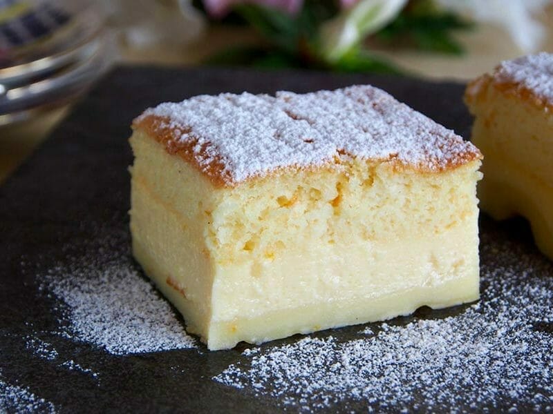 Gâteau magique à la vanille au Thermomix