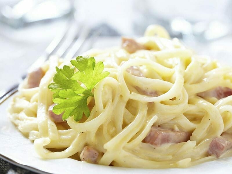 Pâtes carbonara au Thermomix