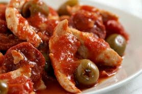 Sauté de poulet au chorizo au Thermomix