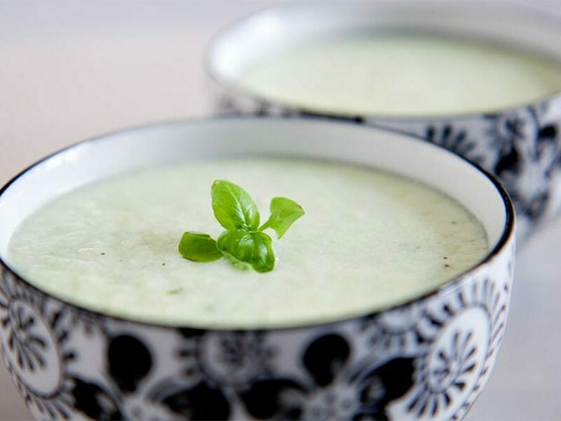 Soupe froide concombre et menthe au Thermomix