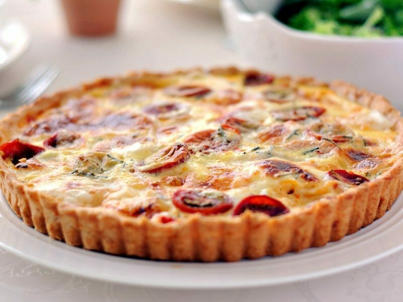 Tarte au thon, tomate et moutarde au Thermomix