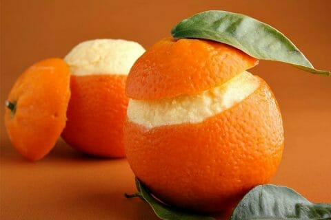 Oranges givrées