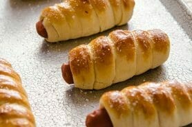Pretzel dog au Thermomix