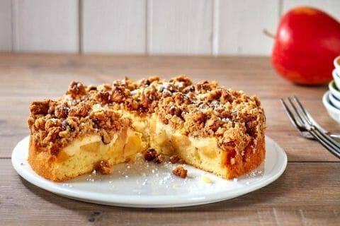 Tarte aux pommes façon crumble