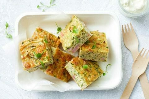 Zucchini slice – Pain de courgettes australien